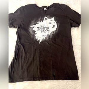 EUC Such Winter Much Soon Game of Thrones Doge Short Sleeve Tee - Medium